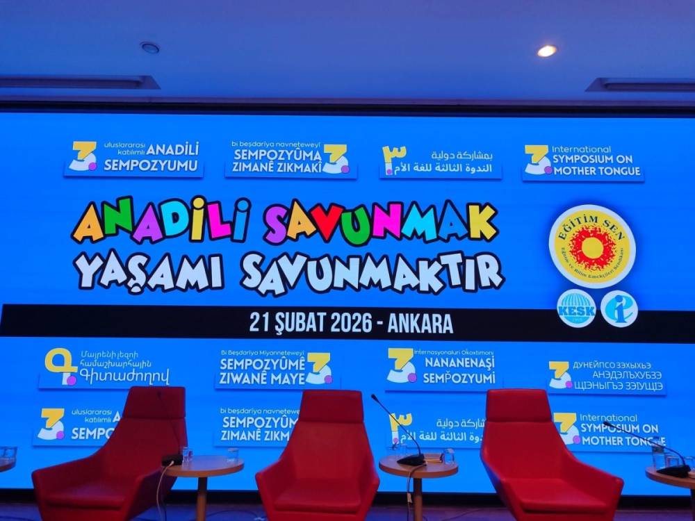 Eğitim Sen tarafından 3. Uluslararası Katılımlı Anadili Sempozyumu d&uuml;zenlendi 