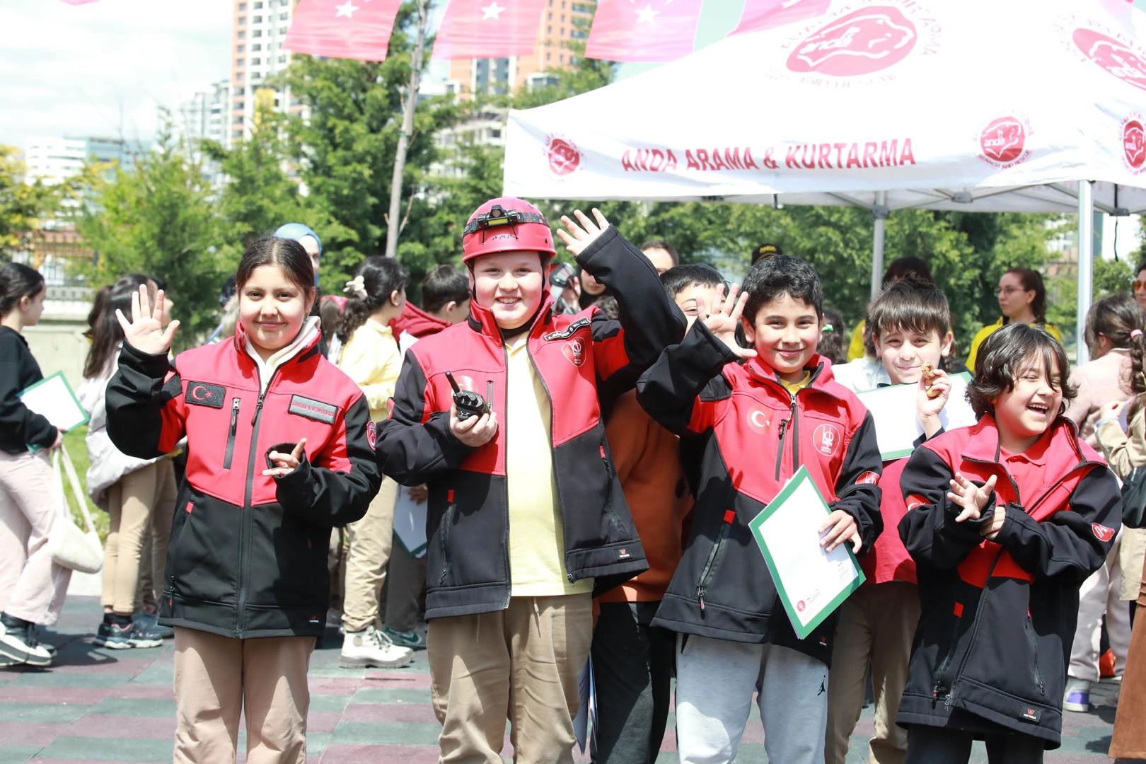 Ankara Ke&ccedil;i&ouml;ren'de &ccedil;ocuklara hayat kurtaran afet eğitimi