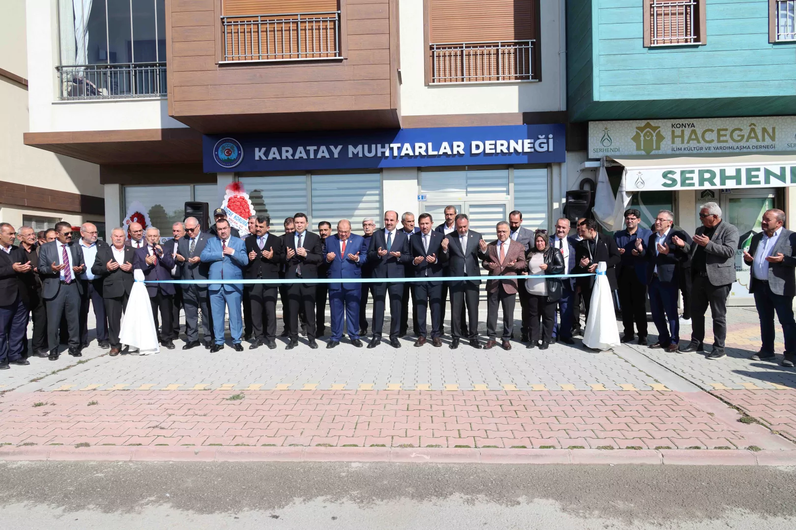 Konya Karatay Muhtarlar Derneği yeni hizmet binası t&ouml;renle a&ccedil;ıldı