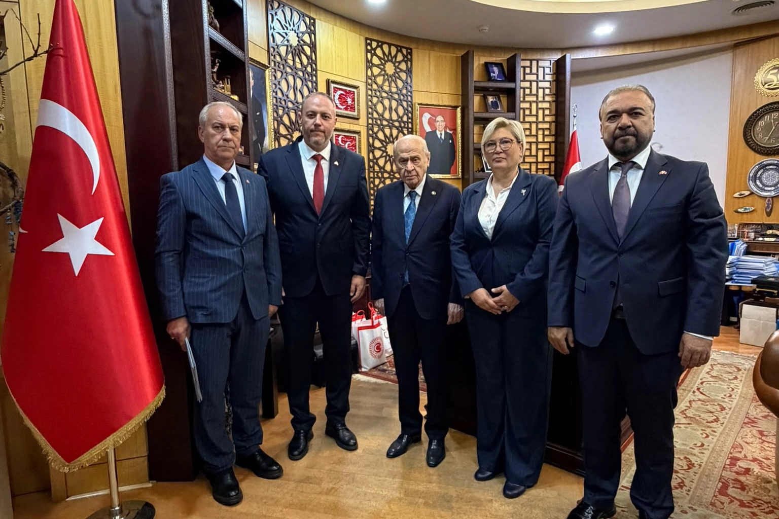 MHP Edirne'den Bah&ccedil;eli&rsquo;ye ziyaret