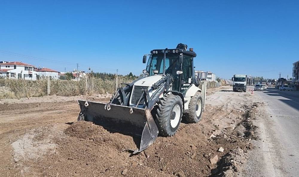 &Ccedil;umra Belediyesi'nden Mavi T&uuml;nel Caddesi'nde &Ccedil;evre D&uuml;zenlemesi &Ccedil;alışması