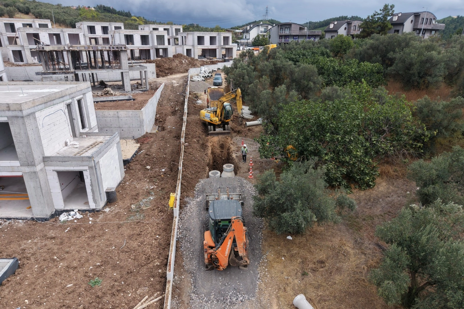 Bursa B&uuml;y&uuml;kşehir'den Mudanya'da altyapı hamlesi