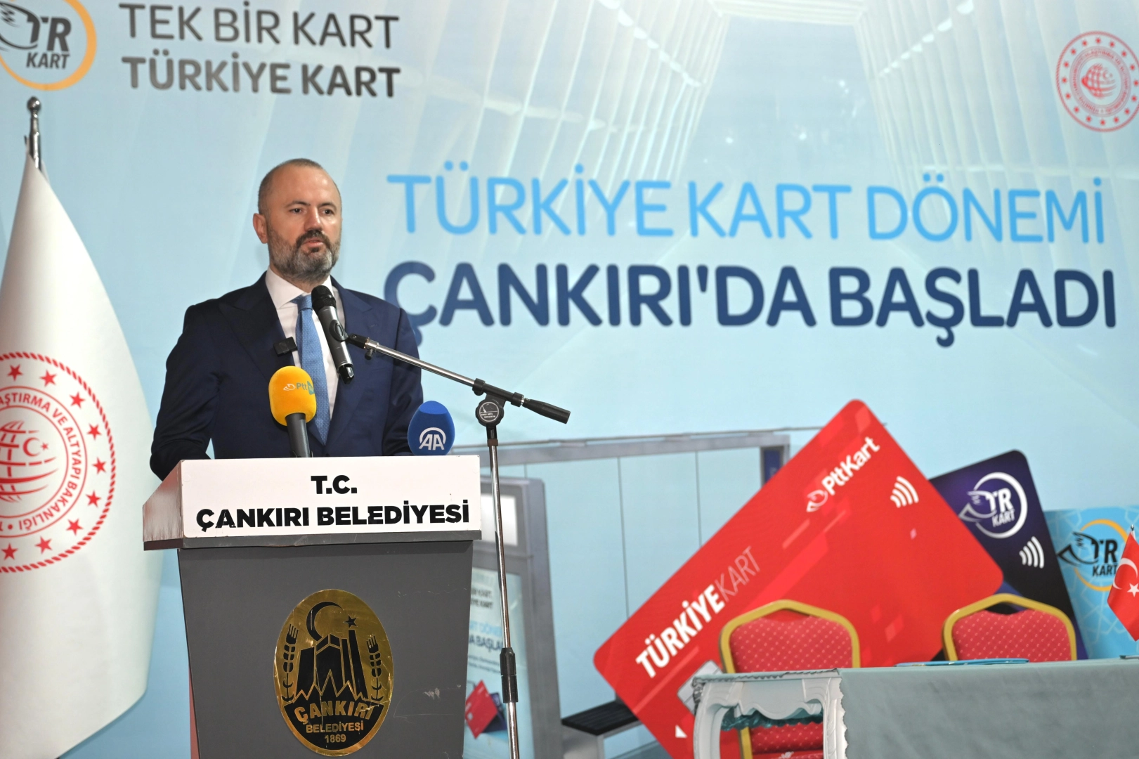 T&uuml;rkiye Kart projesi &Ccedil;ankırı'da kullanımda... Ulaşımda tek kart d&ouml;nemi başladı