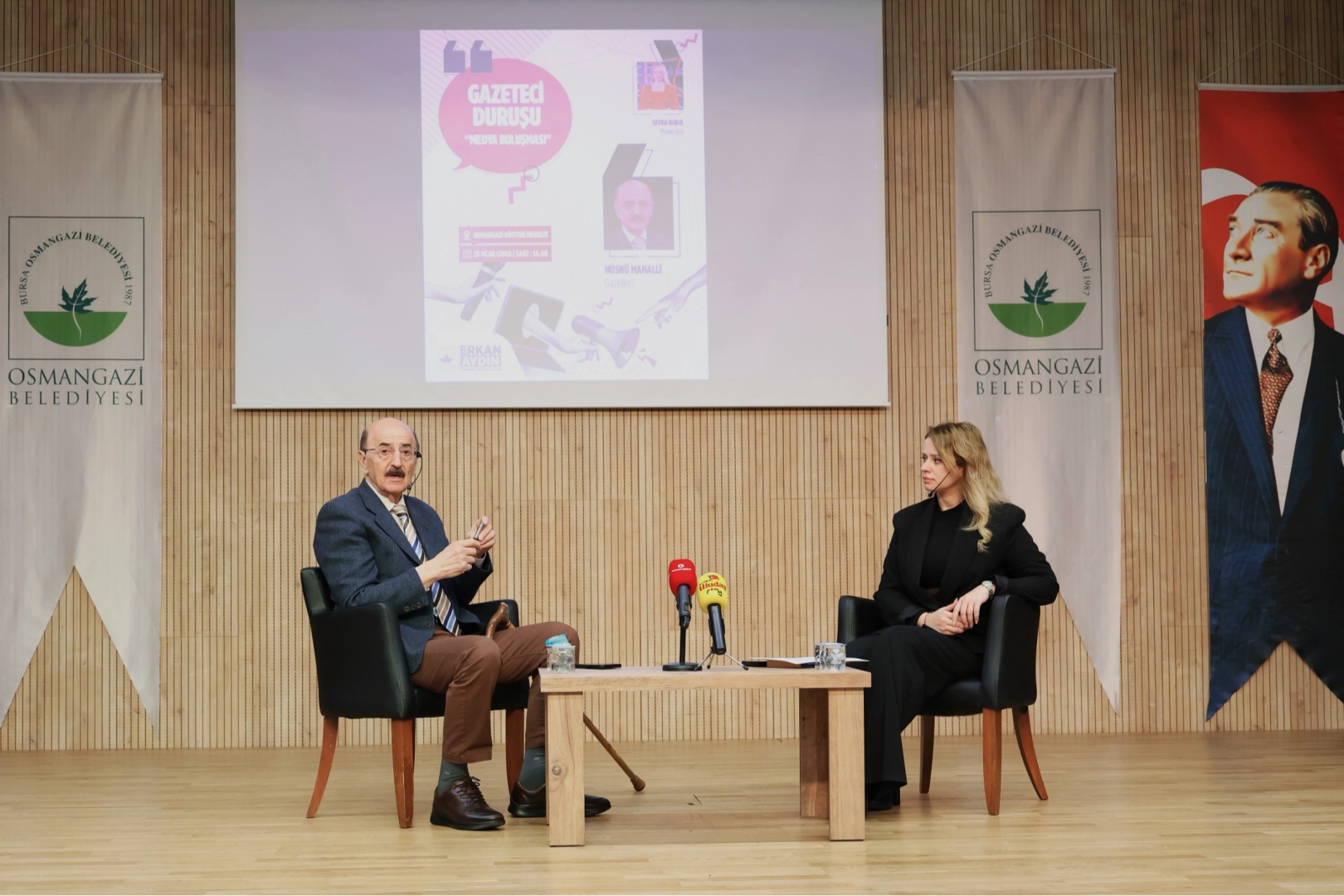 Osmangazi&rsquo;de gazeteci duruşu konuşuldu