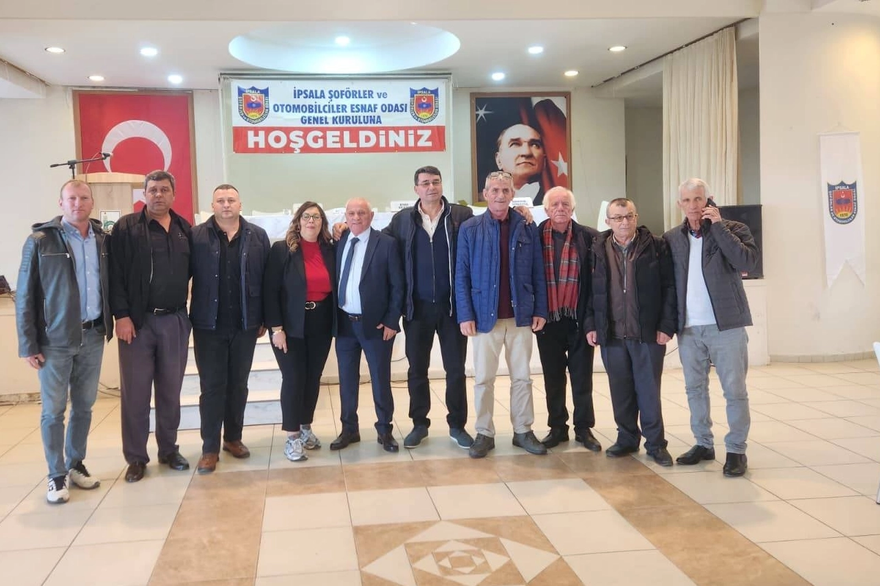 Edirne İpsala Şof&ouml;rler Odası&rsquo;nda Kutlubay g&uuml;ven tazeledi