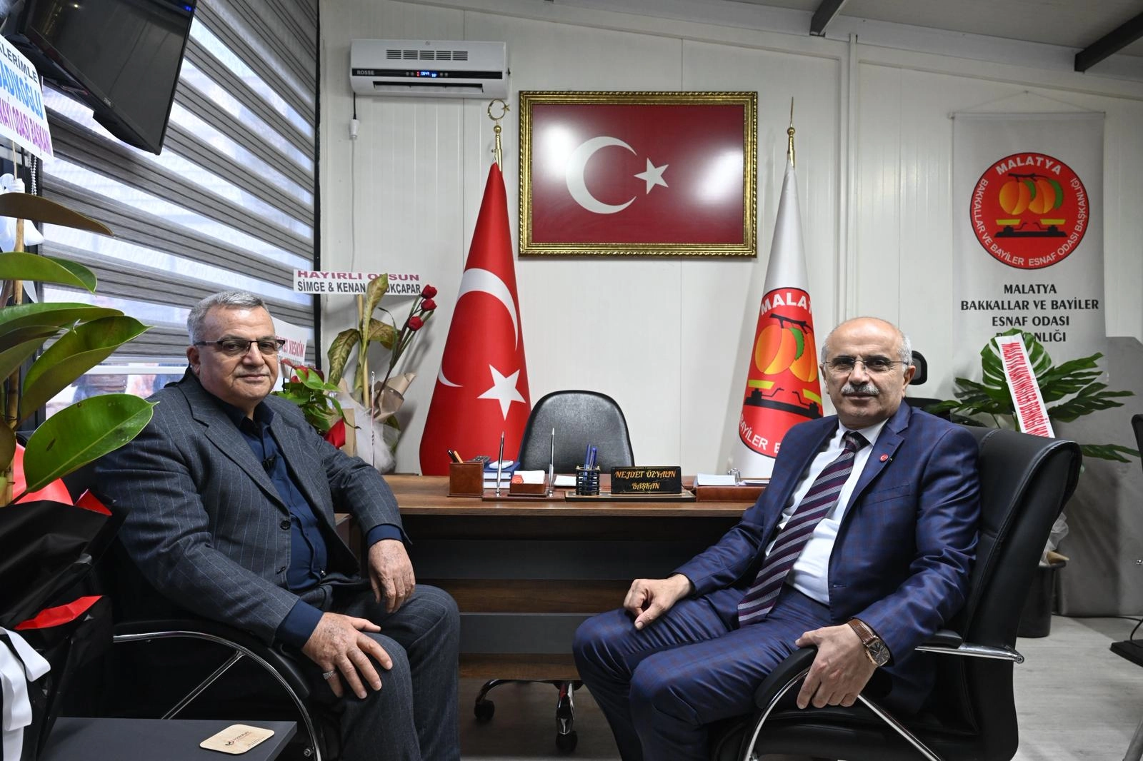 Malatya B&uuml;y&uuml;kşehir'den esnaf odalarına ziyaret