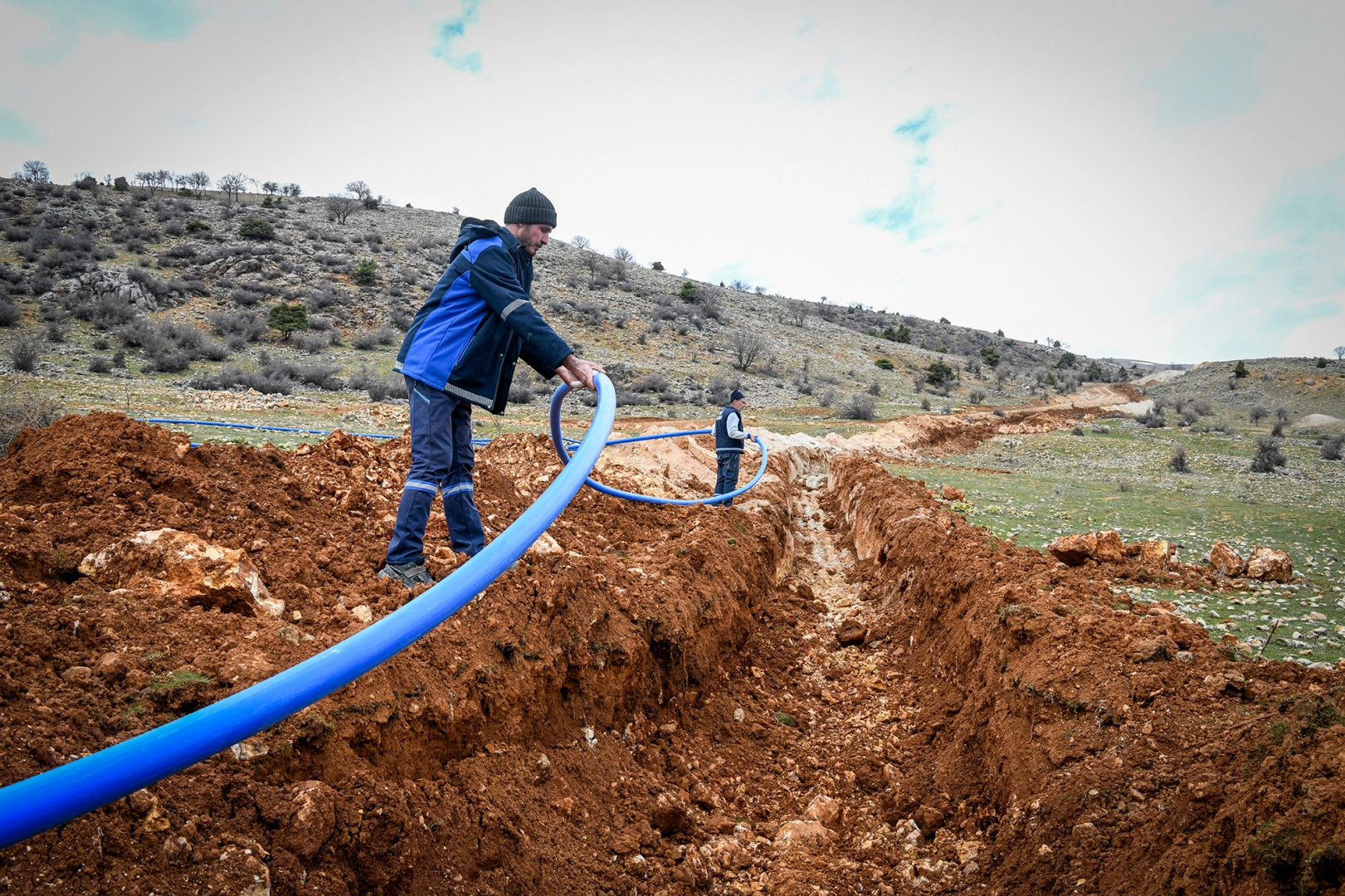 Malatya Arapgir'de yeni i&ccedil;me suyu hattı devrede
