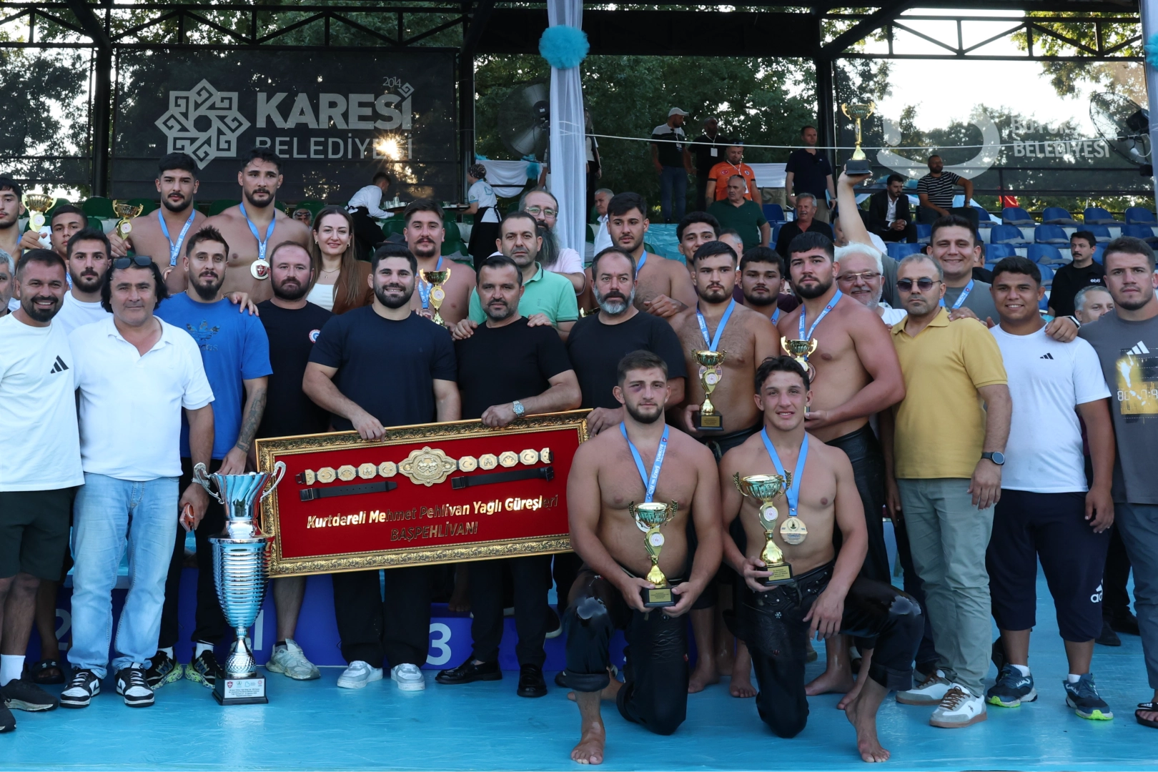 Antalya'nın 21 pehlivanı Cumhurbaşkanlığı Kupası i&ccedil;in Er Meydanı&rsquo;nda