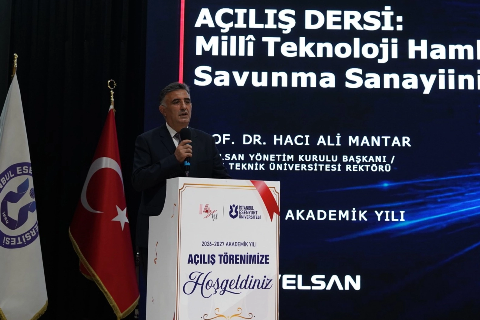 GT&Uuml; Rekt&ouml;r&uuml; Prof. Dr. Hacı Ali Mantar İstanbul Esenyurt &Uuml;niversitesi&rsquo;nde ders verdi