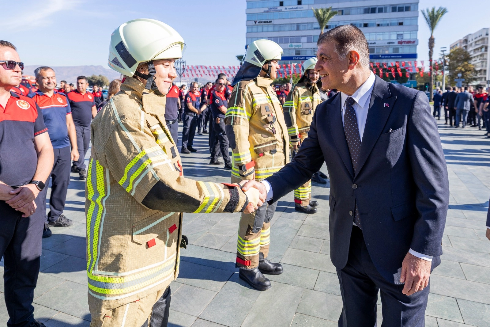 İzmir&rsquo;de İtfaiyecilik Haftası kutlandı