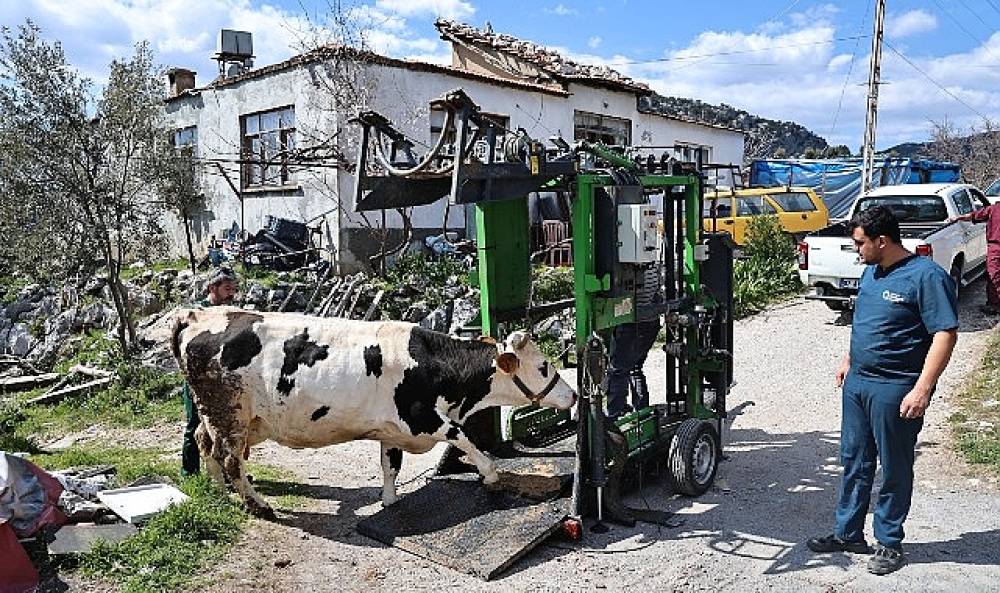 B&uuml;y&uuml;kşehir'den G&uuml;ndoğmuşlu &uuml;reticilere tırnak bakım desteği