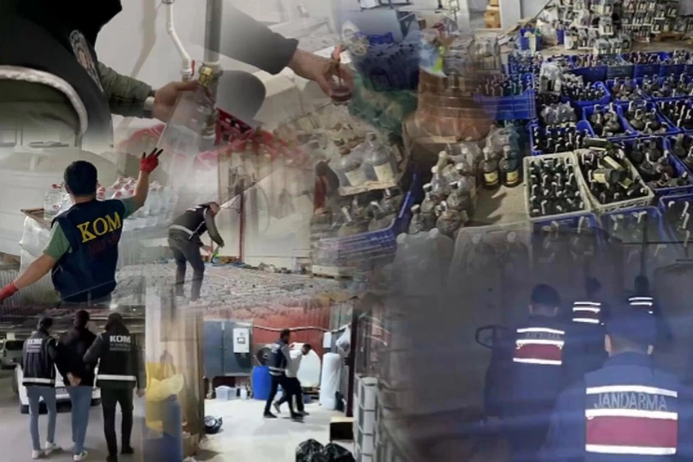 81 ilde sahte alkole b&uuml;y&uuml;k darbe... Son 1 haftada 91 bin litreden fazla ka&ccedil;ak i&ccedil;ki