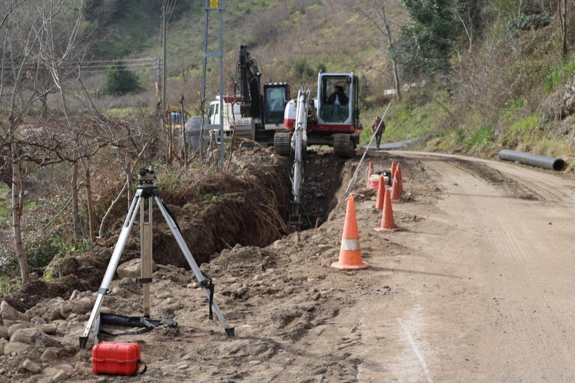 Ordu&rsquo;da altyapı &ccedil;alışmaları hız kesmeden s&uuml;r&uuml;yor