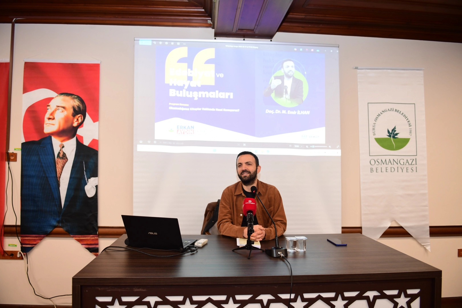 Bursa Osmangazi&rsquo;de 'Edebiyat Hayat Buluşmaları' devam ediyor