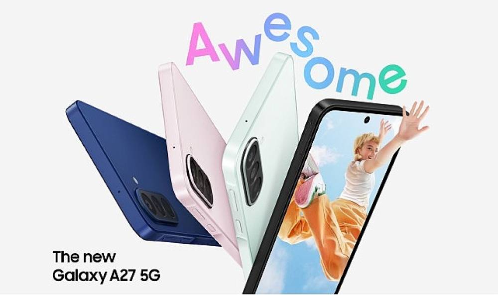Samsung Galaxy A27 5G:   Daha b&uuml;y&uuml;k ekran, daha akıllı &ouml;zellikler ve akıcı performans