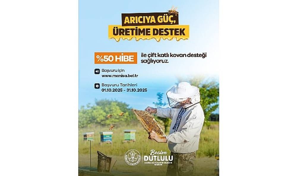  Büyükşehir'den Üreticilere Yüzde 50 Hibeli Kovan Desteği
