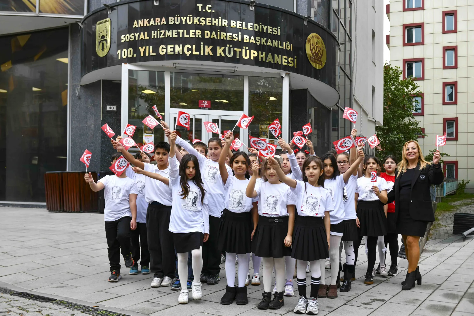 Ankara&rsquo;da &ccedil;ocuklar Cumhuriyet Bayramı&rsquo;nı coşkuyla kutladı