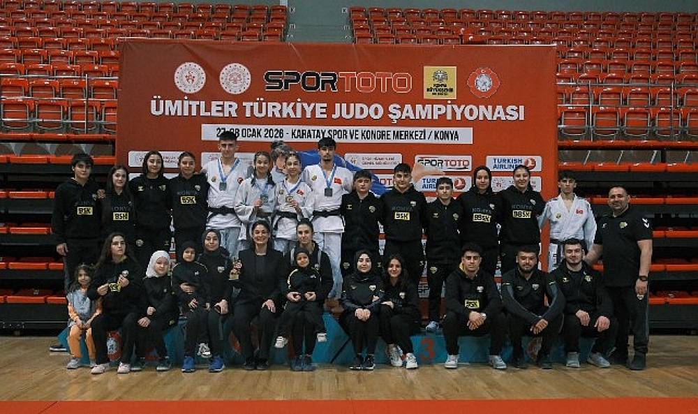 Konya B&uuml;y&uuml;kşehir &Uuml;mitler Judo Takımı T&uuml;rkiye İkincisi Oldu