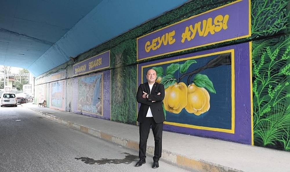 Geyve'nin Değerleri Alt Ge&ccedil;idin Duvarlarında Hayat Buldu