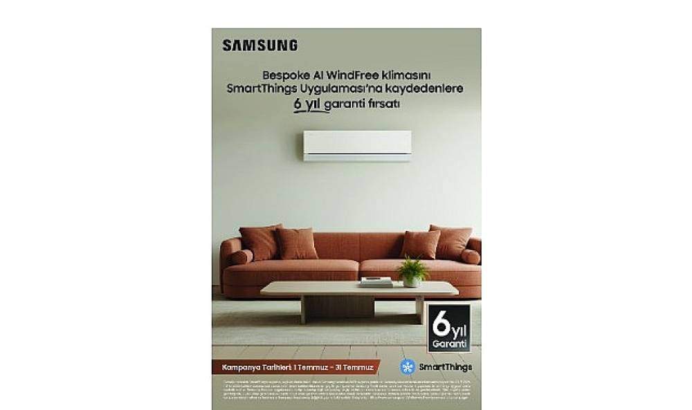 iF Design Award &ouml;d&uuml;ll&uuml; Samsung Bespoke AI WindFree Pro klimada 6 yıl garanti ve 6 taksit avantajı