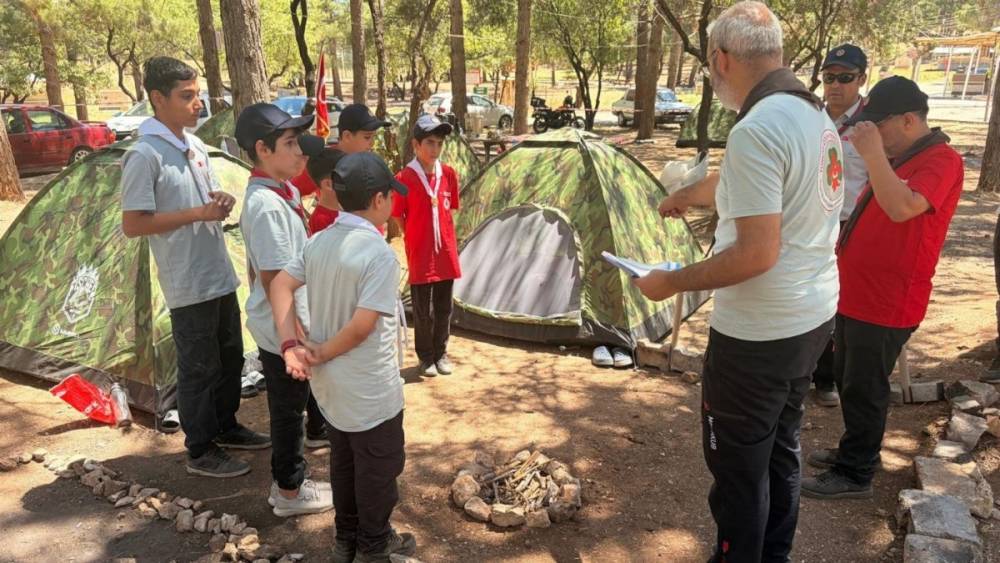 Adıyaman Ali Dağı Mesire Alanı&rsquo;nda izcilik kampı başarıyla tamamlandı 
