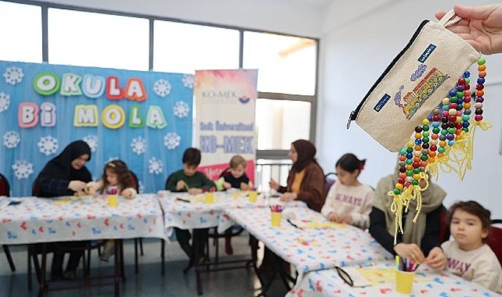 Minik KO-MEK'liler &ldquo;Okula Bi' Mola"da buluştu