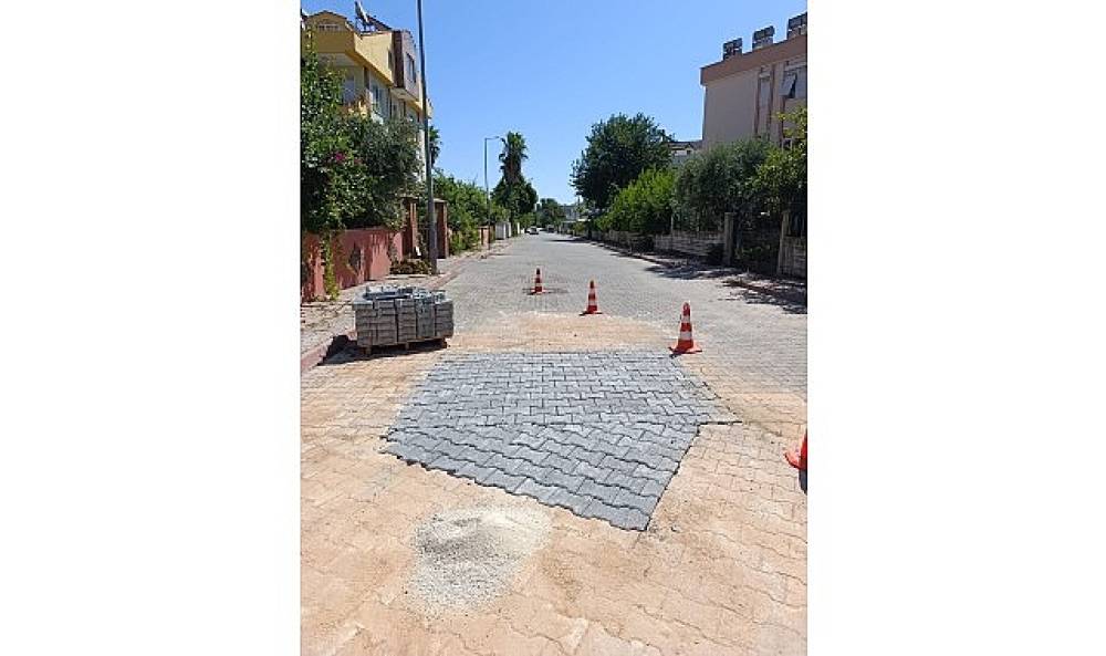 Kemer'de altyapı &ccedil;alışmaları 