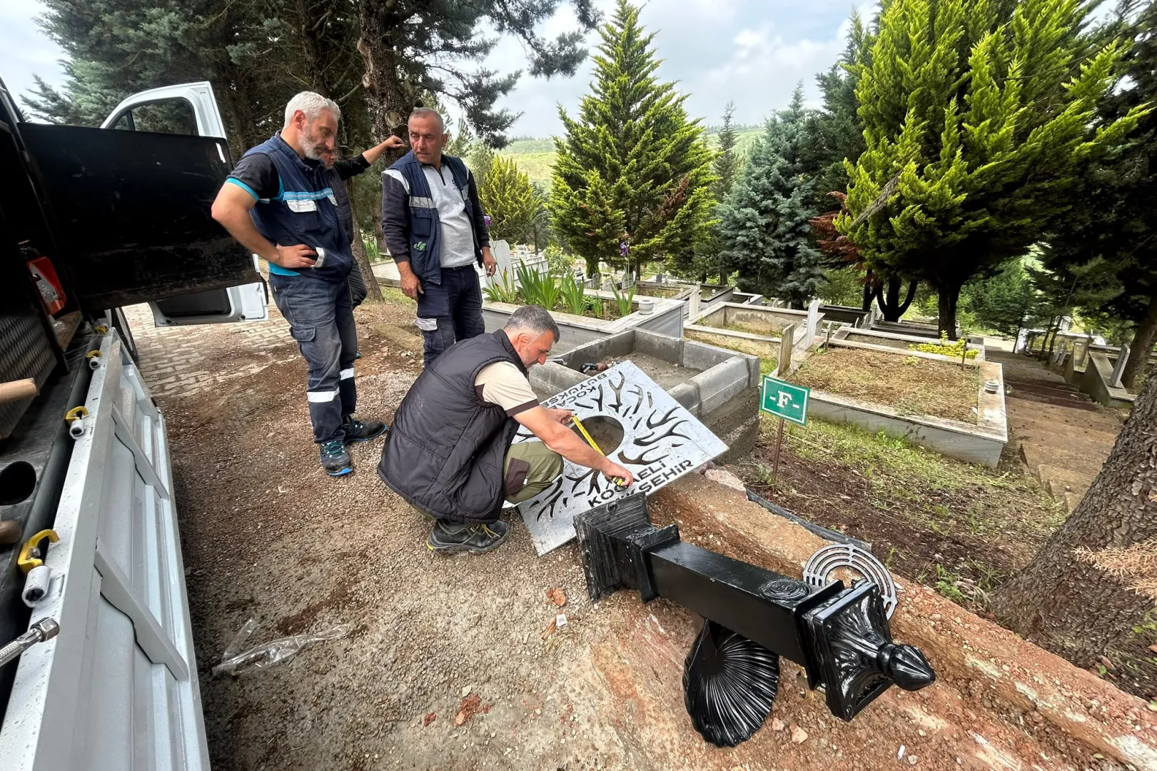 B&uuml;y&uuml;kşehir, mezarlıkların su altyapısını g&uuml;&ccedil;lendiriyor