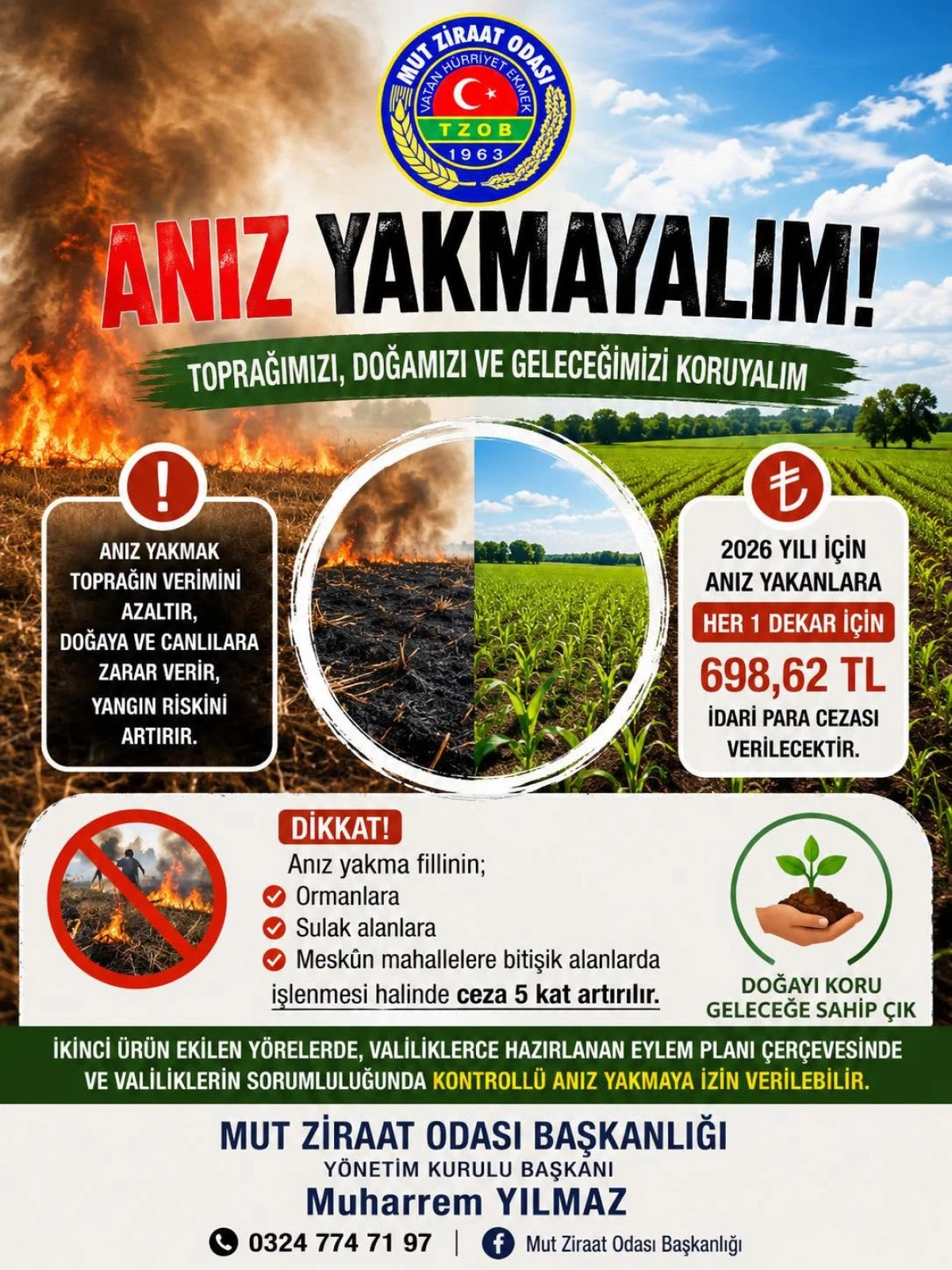 Anız yakmayalım &ccedil;ağrısı