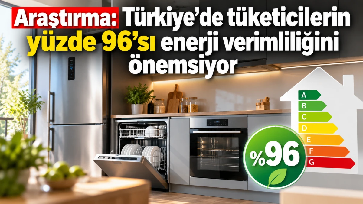 Araştırma: T&uuml;rkiye&rsquo;de t&uuml;keticilerin y&uuml;zde 96&rsquo;sı enerji verimliliğini &ouml;nemsiyor