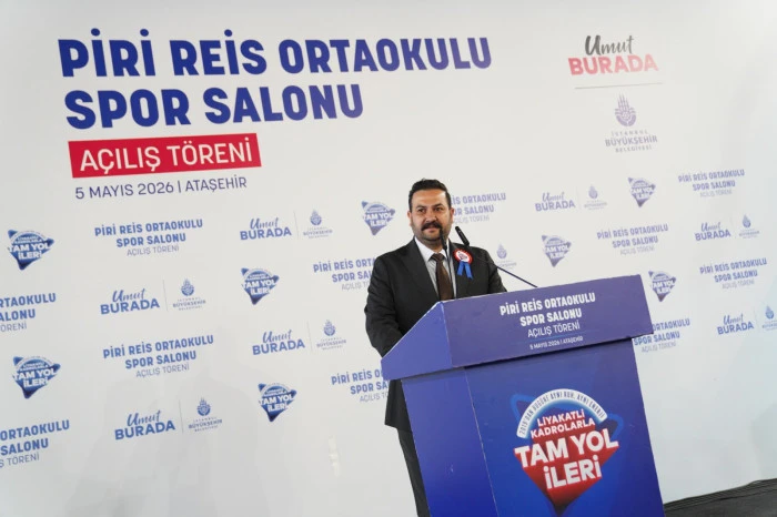 Ataşehir&rsquo;de Piri Reis İlkokulu Spor Salonu hizmete a&ccedil;ıldı