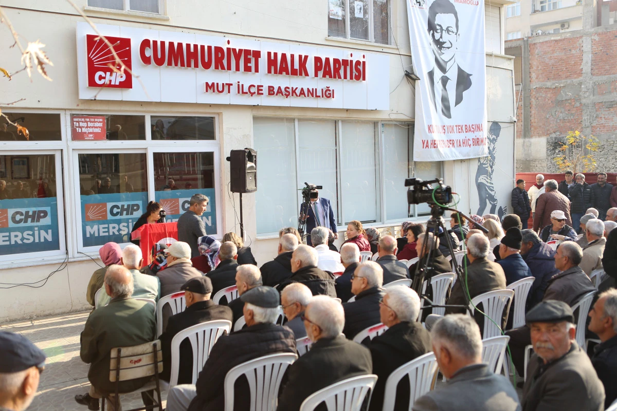 CHP Mut&rsquo;ta Mehmet Saydam Milletvekilliği Aday Adaylığını A&ccedil;ıkladı
