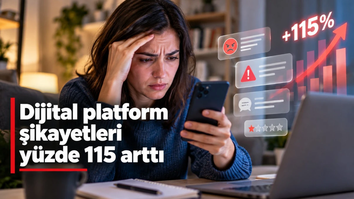 Dijital platform şikayetleri bir ayda y&uuml;zde 115 arttı