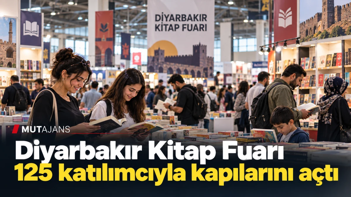 Diyarbakır Kitap Fuarı 125 katılımcıyla kapılarını a&ccedil;tı