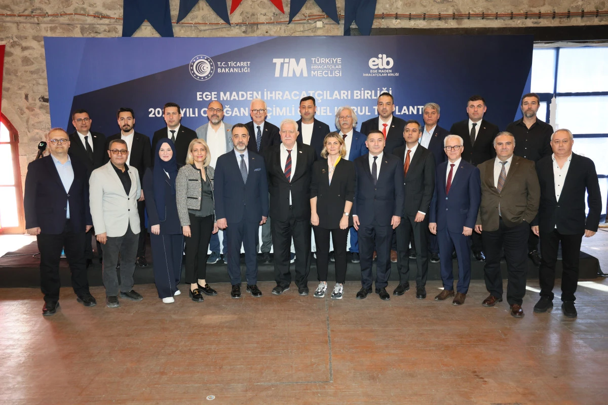 Ege Maden İhracat&ccedil;ıları Birliği 2 milyar dolar hedefiyle yeni d&ouml;neme başladı