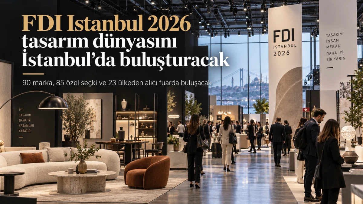 FDI Istanbul 2026 tasarım d&uuml;nyasını İstanbul&rsquo;da buluşturacak