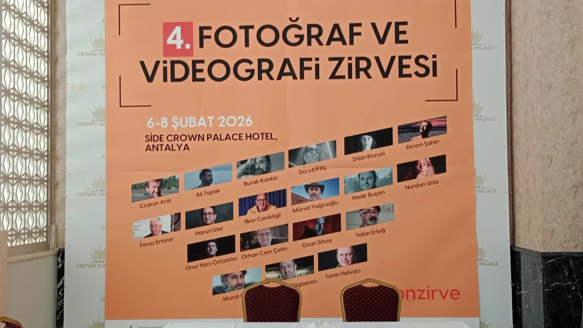 Fotoğraf ve Videografi Zirvesi Manavgat&rsquo;ta başladı