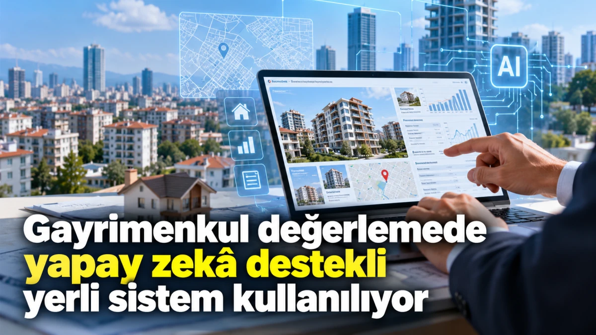 Gayrimenkul değerlemede yapay zek&acirc; destekli yerli sistem kullanılıyor