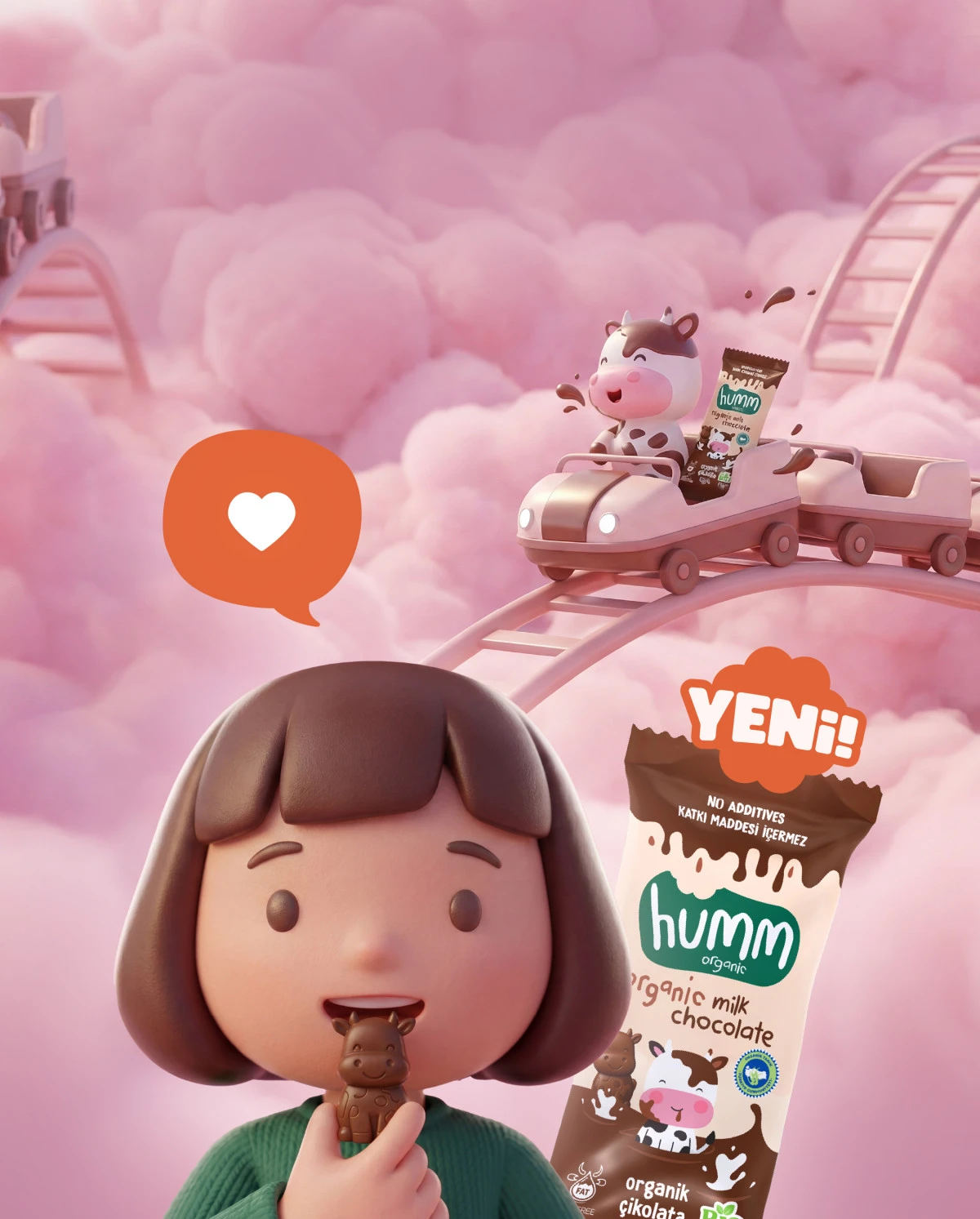 Humm Organic&rsquo;ten &ccedil;ocuklara y&ouml;nelik organik &ccedil;ikolata