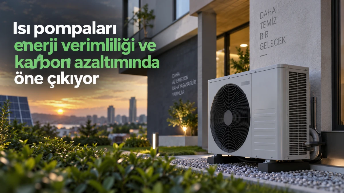 Isı pompaları enerji verimliliği ve karbon azaltımında &ouml;ne &ccedil;ıkıyor