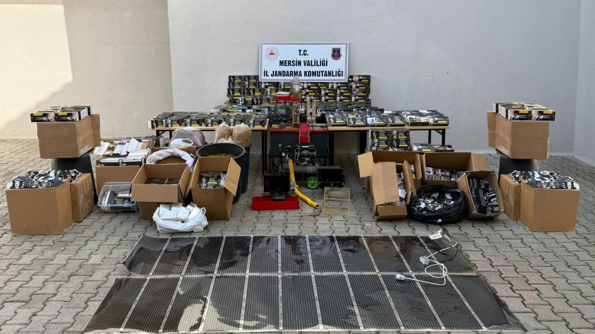 Jandarmadan Ka&ccedil;ak Makaron Operasyonu