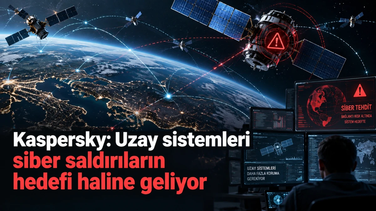 Kaspersky: Uzay sistemleri siber saldırıların hedefi haline geliyor