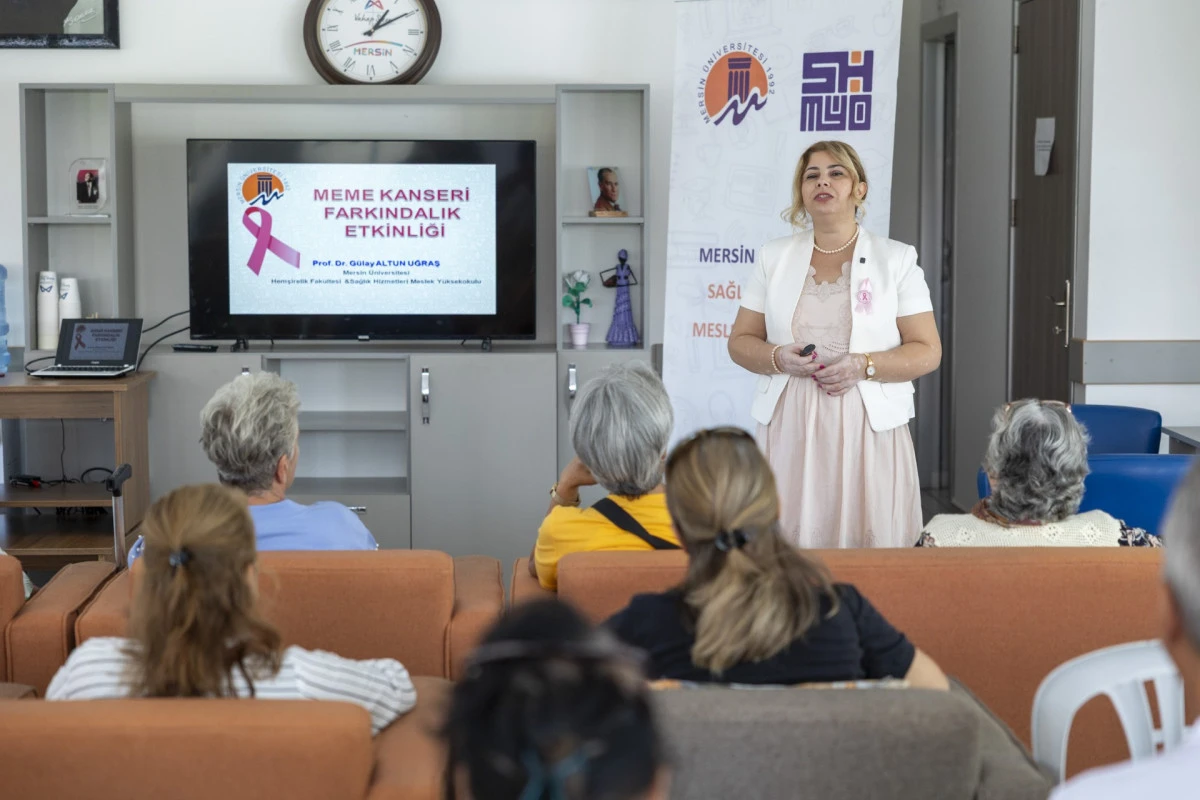 Mersin büyükşehir’den yenişehir emekli evi üyeleri için meme kanseri farkındalık eğitimi
