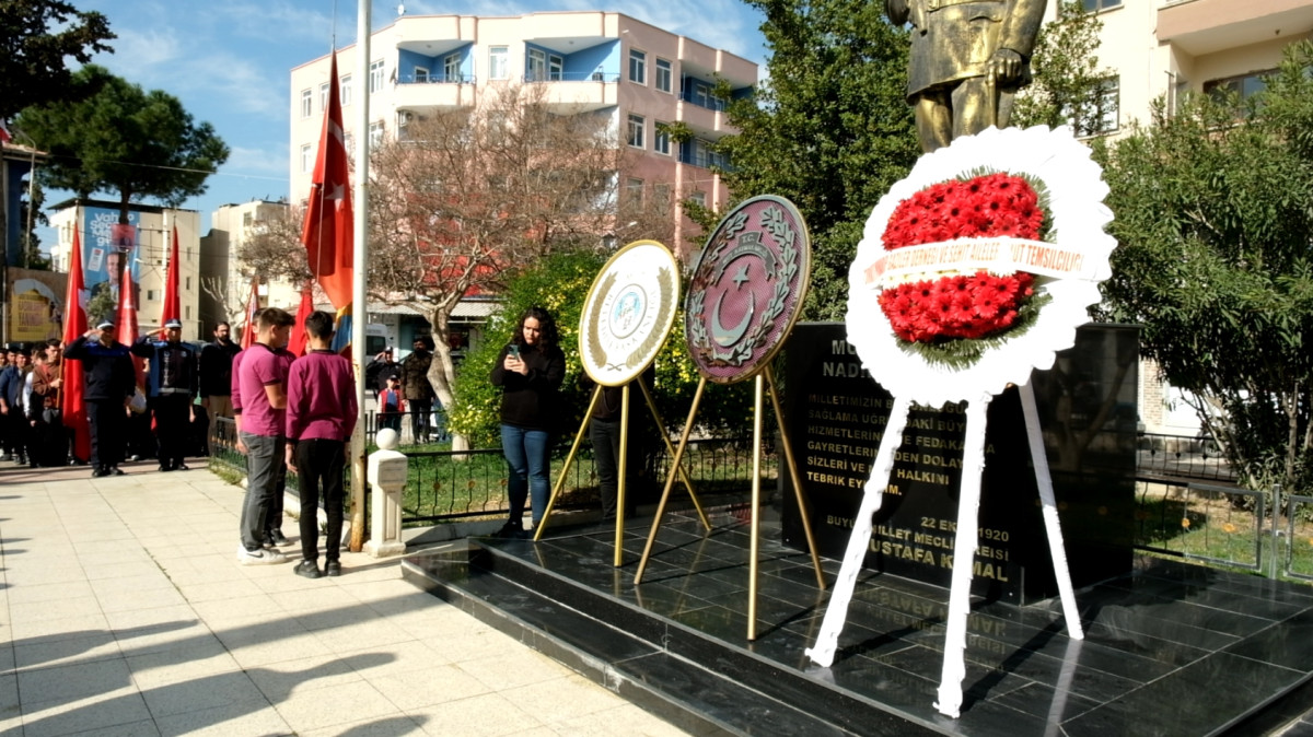 Mersin Mut'ta Çanakkale  Zaferi'nin 109. yıl dönümü dolayısıyla tören düzenlendi.