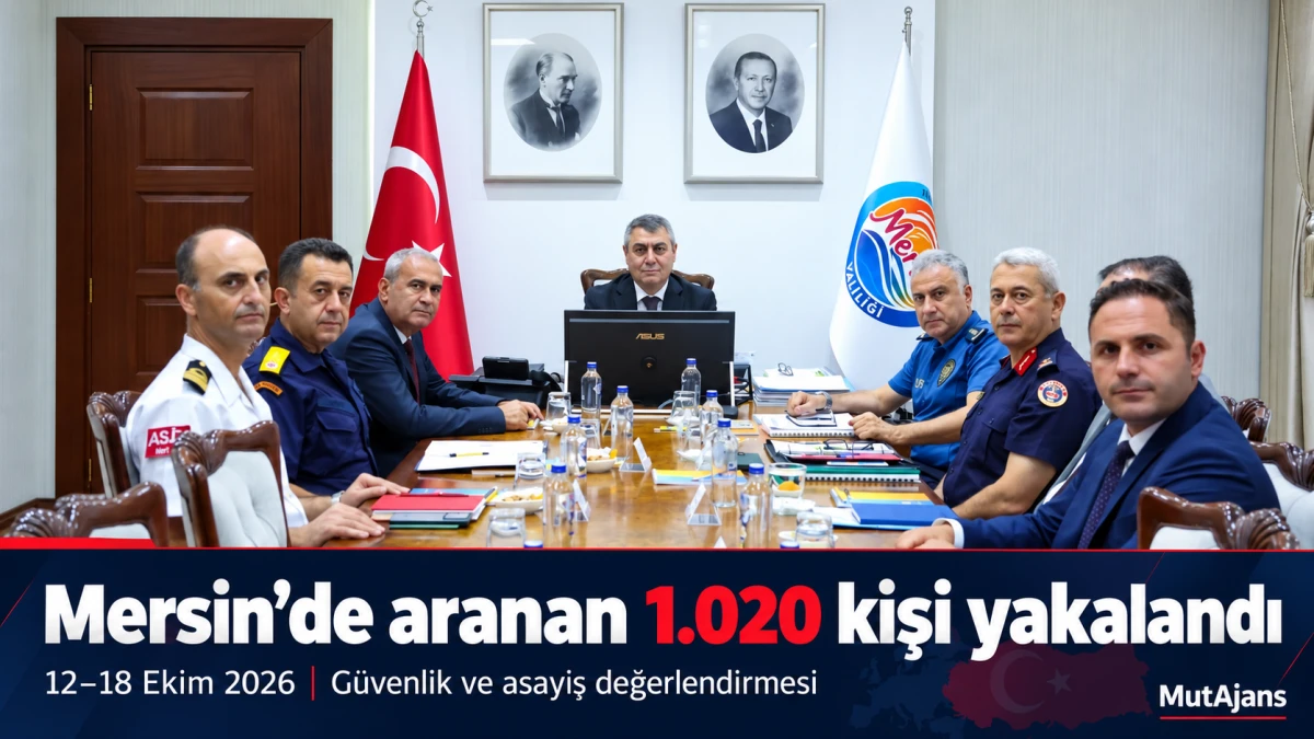 Mersin&rsquo;de aranan 1.020 kişi yakalandı