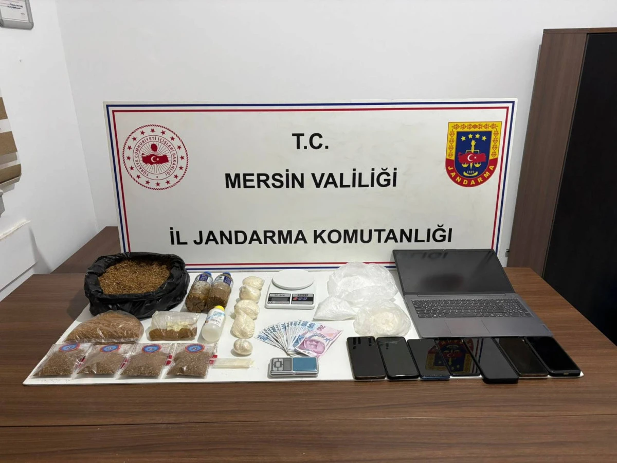 Mersinde jandarmadan uyuşturucu operasyonu 