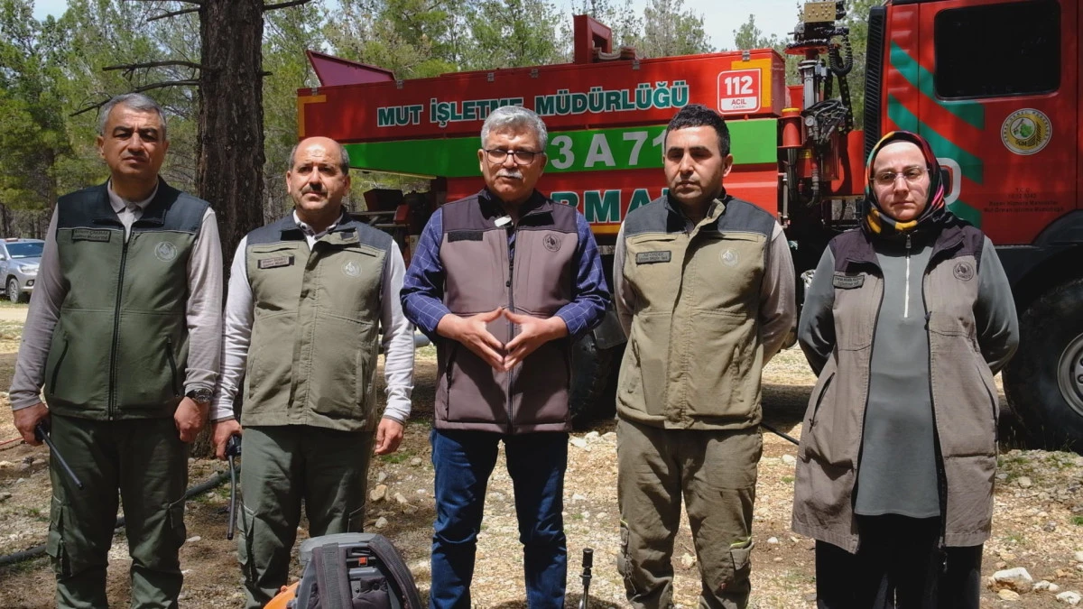Mersin'de yaz sezonu &ouml;ncesi orman yangını tatbikatı yapıldı