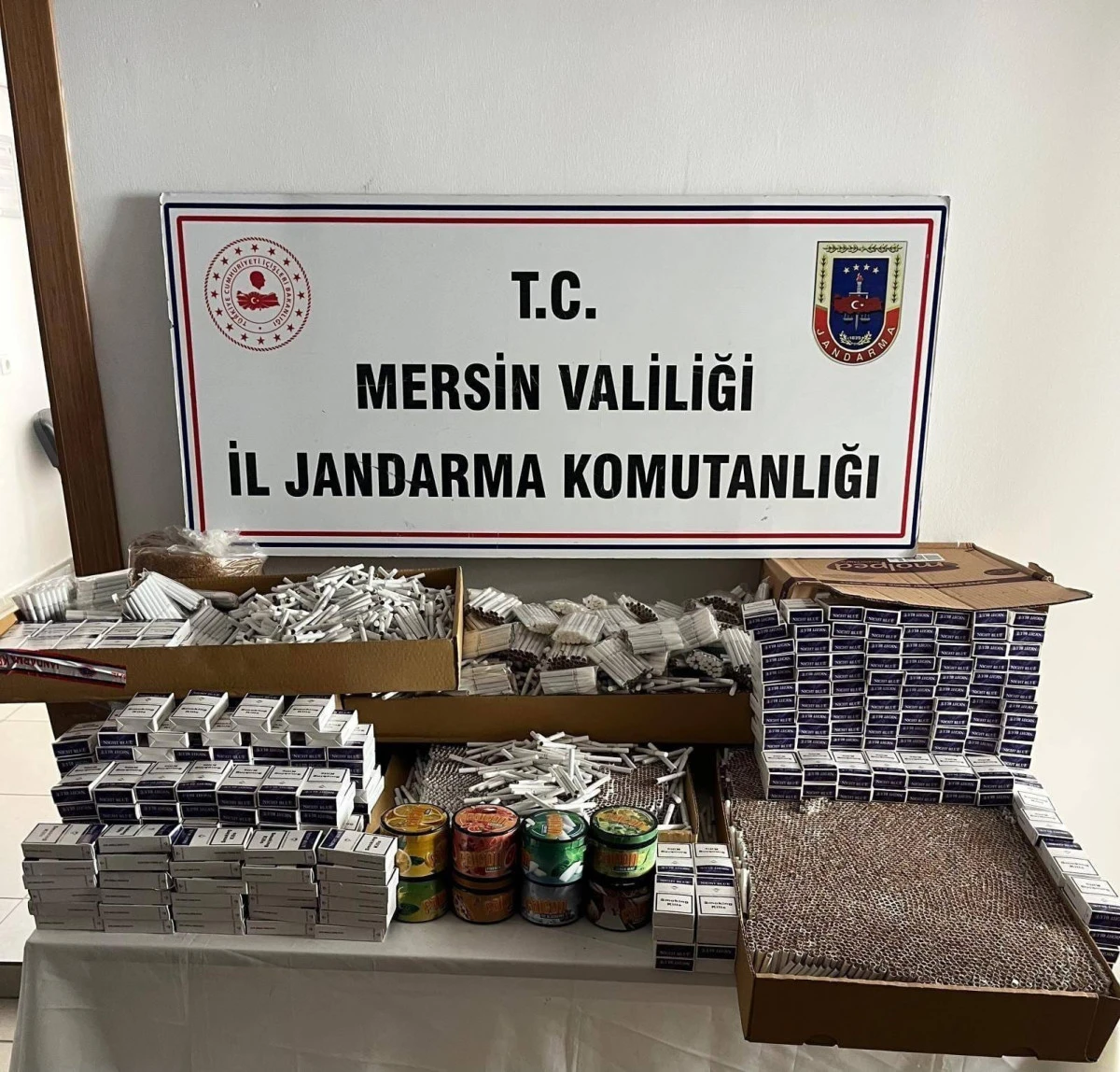 Mersin&rsquo;in Anamur il&ccedil;esinde ka&ccedil;ak sigara operasyonu: 1 g&ouml;zaltı