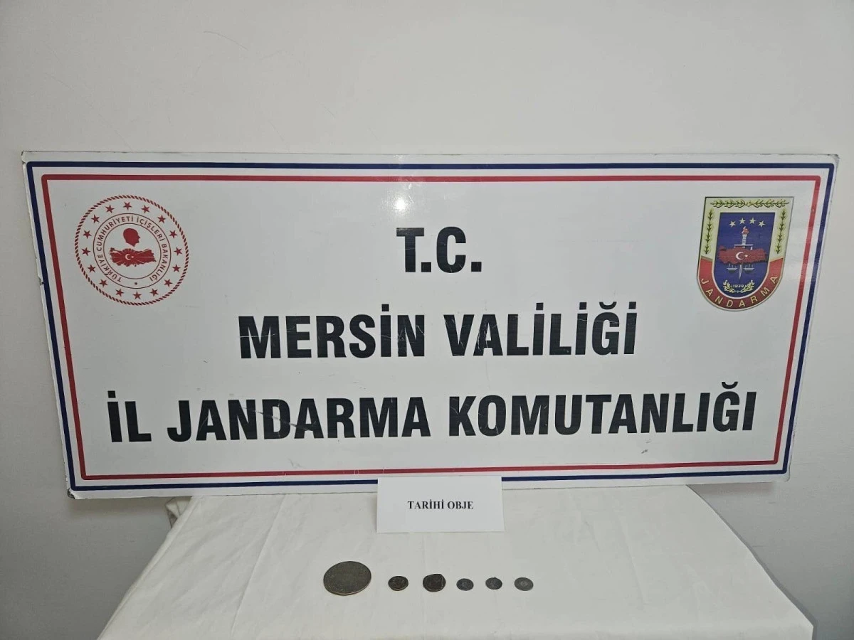 Mersin&rsquo;in Anamur il&ccedil;esinde tarihi eser operasyonunda bir ş&uuml;pheli yakalandı