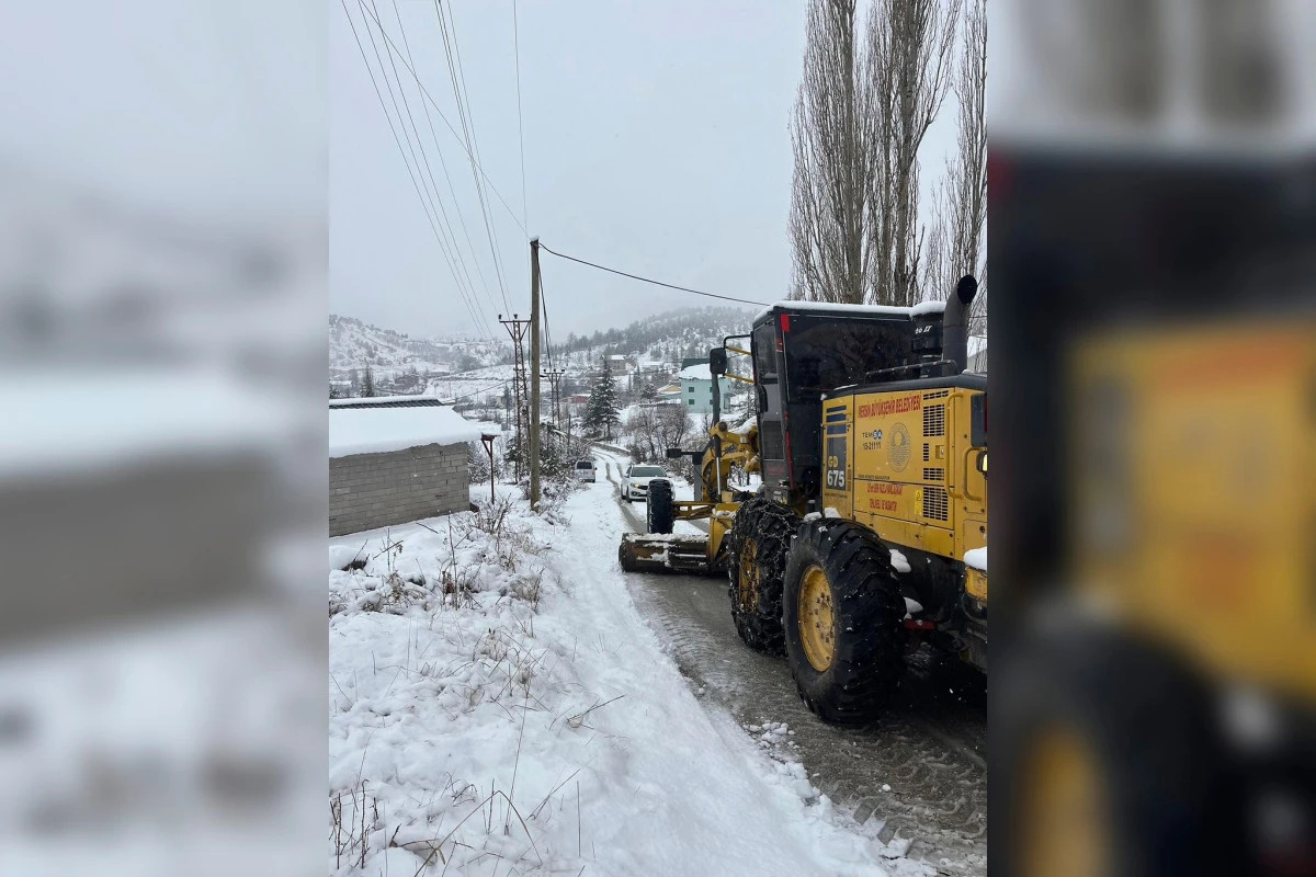 Mersin&rsquo;in Y&uuml;ksek Kesimlerinde Kar Seferberliği 